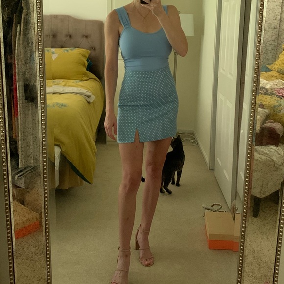 Zara Polka Dot Skirt - Picture 2 of 3